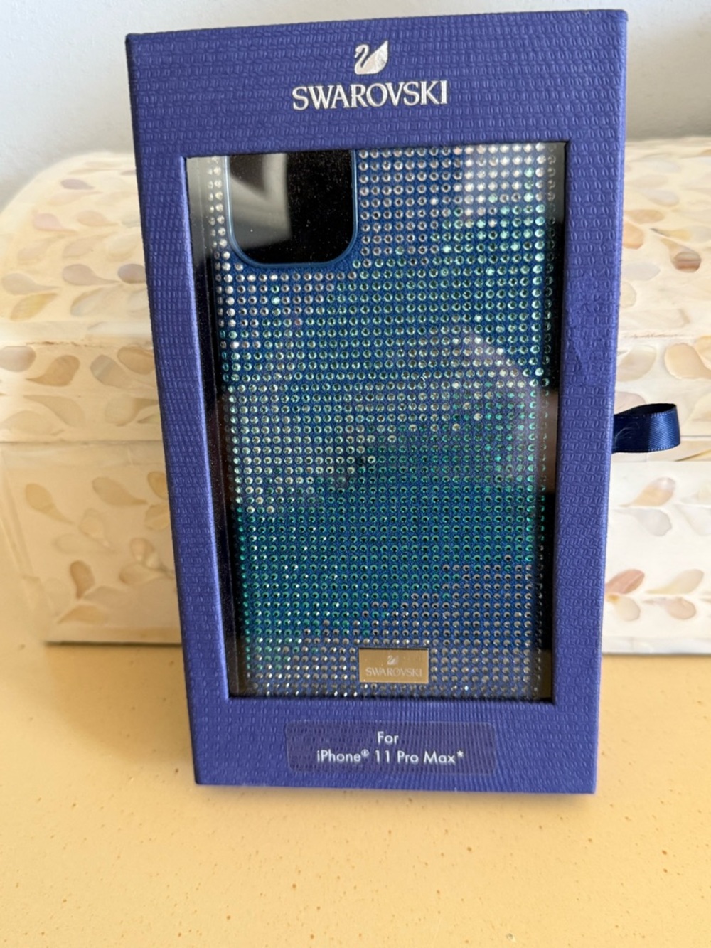 Swarovski Blue & Teal Crystal iPhone 11 Pro Max Case